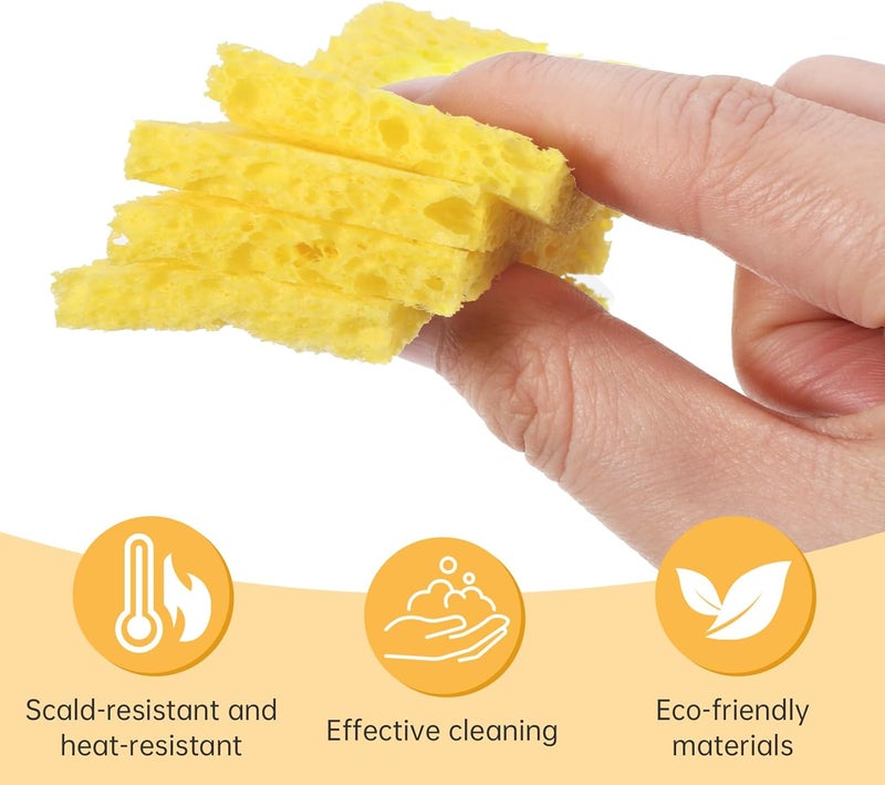 Eldraqth 20Pcs Soldering Sponge Soldering Iron Cleaning Sponge Solder Sponges Welding Clean Pads Square Replacement Cleaning Pads - Image 3